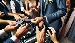 Viele Gäste wünschen sich Musik auf einer Hochzeit beim DJ